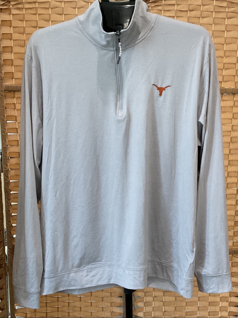 Rivalry Threads Light Gray Quarter-Zip - Texas Longhorns